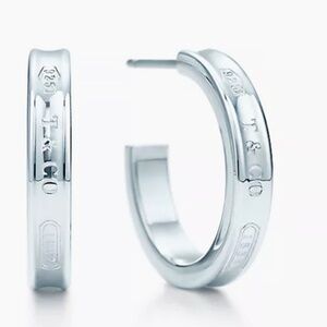 Tiffany and co 1837 hoop earrings